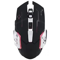 Безпровідна ігрова мишка безшумна з вбудованим акумулятором T2 RGB USB Charge + Bluetooth Black