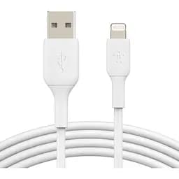 Кабель Belkin Boost Up Charge USB-A to Lightning 1m White (CAA001BT1MWH) [158792]
