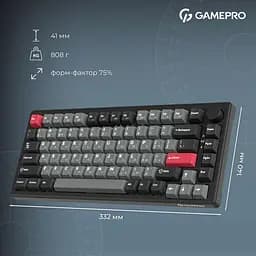 Клавіатура GamePro Asgard Yord (MK266BK) Б/в,U1 - мініатюра 11