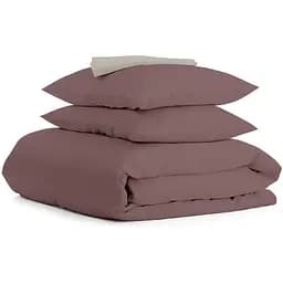 Комплект постільної білизни Cosas Mousse CS3 Сімейний шоколад (Ranfors_Chocolate_Quartz_160x2)