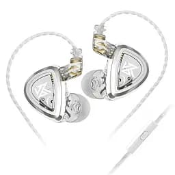 Вакуумные наушники KZ EDA Balanced Edition с микрофоном (Серебристый)
