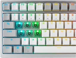 Клавіатура бездротова Asus ROG Azoth RGB WL BT White (90MP031A-BKUA11) - мініатюра 5