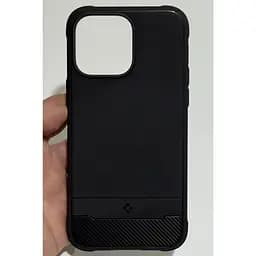 Оригінальний протиударний чохол Spigen Rugged Armor MagSafe для Iphone 14 Pro Max (6.7") Matt Black ACS04812 - мініатюра 4