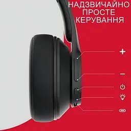 Навушники накладні бездротові Bluetooth Monster MH22202 Mission 100 Чорні (52956) - мініатюра 7
