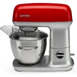 Кухонная машина Gorenje 1000Вт чаша-металл корпус-металл насадок-7 серебристо-красный