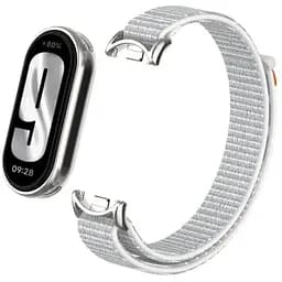 Ремешок Amazfeel для фитнес-браслета Mi Band 8 и 9 нейлоновый белый