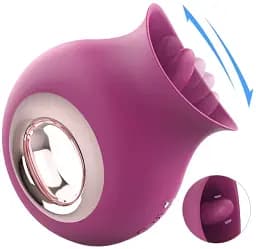 Вібратор-язичок I’MCUM Lick Me 9 режимів Бургунді (IM-KST214-1)