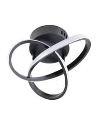 Люстра Goldlux 329677 Oskar LED 1x15W 4000K 1850Lm IP20 чорна