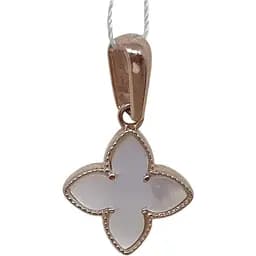 Золотий підвіс Favoritum Конюшина з перламутром. 311247