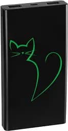 Портативна батарея Gelius Pro Led Power Cat GP-PB10-10L 10000mAh Black