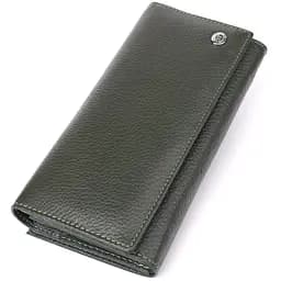 Стильный кошелек для женщин с монетницей из натуральной кожи ST Leather 18.5х9х3 см acs0029658