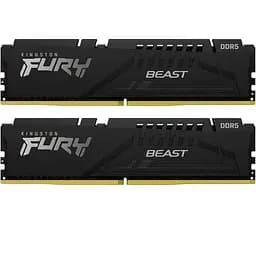 Модуль пам'яті Kingston Fury DDR5 32Gb (2x16) Beast 6000Mhz EXPO/XMP 3.0 Black (KF560C36BBE2K2-32)
