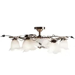 Люстра потолочная Brille флористика E27 60W BZ (BKL-066S/9)