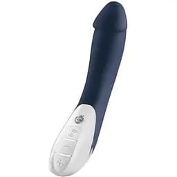 Вібратор Mystim Terrific Truman 27 см синій