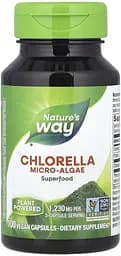 Хлорелла Nature's Way Chlorella Micro-Algae, 100 вегакапсул для підтримки імунної системи