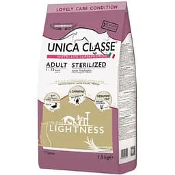 Сухой корм для кошек Unica Classe Adult Sterilized Lightness Dry с уткой 1.5 кг