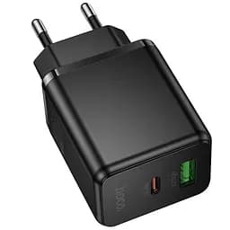 МЗП Hoco C157A Smart PD30W+QC3.0 (1USB-A/1C) Black - мініатюра 3