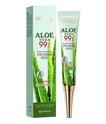 Крем для шкіри навколо очей зміцнювальний Bioaqua Aloe Vera Eye Cream 99 Hydrating Soothing 20 мл