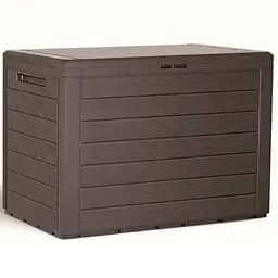 Ящик для наружного хранения Prosperplast WOODEBOX 190 л, коричневый