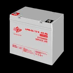 Акумулятор гелевий LPM-GL 12V - 45 Ah - мініатюра 4