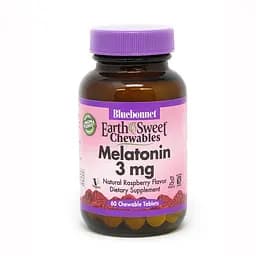 Натуральна добавка Bluebonnet Nutrition Earth Sweet Chewables Melatonin 3 mg, 60 жувальних таблеток