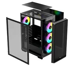 Корпус OCYPUS GAMMA C60 BK ARGB (GAMMA-C60-BKG400XX-GL) Без БП - мініатюра 4