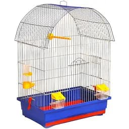 Клетка для птиц Лорі Виола 47х30х66 см синяя (К061)