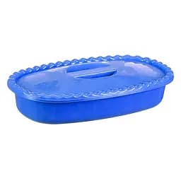 Миска Idea Home прямокутна з кришкою 2.7 л (1323-IH-синій)