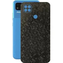 Защитная пленка StatusSKIN для Xiaomi Poco C31 2021 Корпус Винил Соты черные