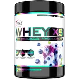 Протеїн Genius Nutrition Whey-X5 Blueberry freeze 900 г