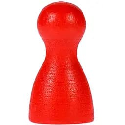 Аксесуар Фішка дерев'яна червона для настільних ігор 2.5 см поштучно (Р00102)