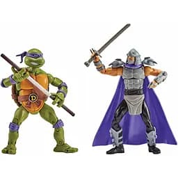 Набор фигурок TMNT Черепашки-ниндзя классические Донателло против Шредера, 15 см (81279)