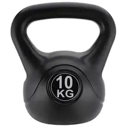 Гиря Gymtek виниловая 10 кг черная