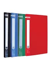 Папка пластикова A4 з боковим притиском BM.3401-99 JOBMAX (4823078952042) МІКС