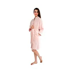 Халат махровий Irya - Nera pudra L/XL пудра - мініатюра 2