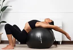 М'яч для фітнесу (фітбол) Power System PS-4018 Ø85 cm PRO Gymball Black (4018BK-0) - мініатюра 9