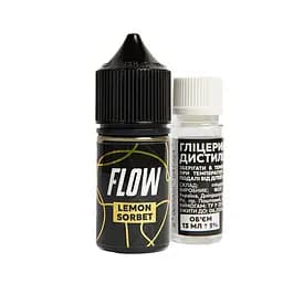 Набір компонентів для самозамісу сольової заправки FLOW 30 мл Lemon Sorbe Лимонний сорбет, 0-50 мг (17234)