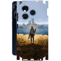 Захисна плівка StatusSKIN для Tecno Spark Go 2024 Корпус Вініл Корабель