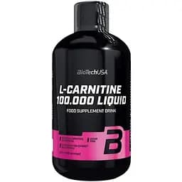 Жироспалювач BiotechUSA L-Carnitine 100 000 500 мл Яблуко