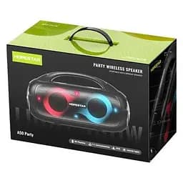 Колонка bluetooth Hopestar A50PARTY LED жовтий - мініатюра 2