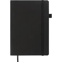 Блокнот діловий Buromax Color Tunes А5 96 арк. в клітинку обкладинка штучна шкіра чорний (BM.295100-01)