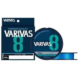 Шнур Varivas PE Line X8 Ocean Blue 150 m 9.06 kg 0.165 mm 1.0 (1102-VA 13623)
