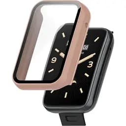 Чохол-накладка DK Пластик Gloss Glass Full Cover для Xiaomi Mi Band 7 Pro (pink)