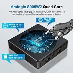 Приставка Smart TV Box X98 Mini 4/32Gb 4K HDR Android - мініатюра 7
