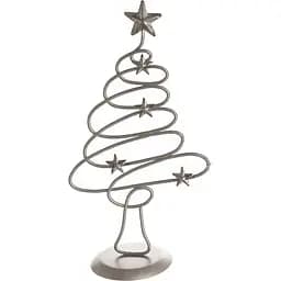 Украшение декоративное Jumi Елка на подставке 19x10x6 см серебряная (5900410713055)