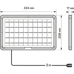 Портативна сонячна панель Titanum 8W TSO-M508U - мініатюра 8