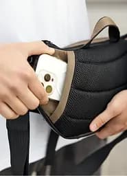 Велика чоловіча сумка бананка Sambag DynamicDart горіх 38 × 21 × 7 см (80411119m) - мініатюра 8