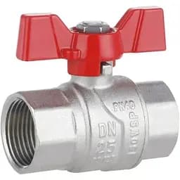 Кран кульовий Thermo Alliance Forte 1" ВВ прямий, PN40, метелик SF602W25