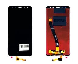 Дисплей (LCD) Samsung A105F Galaxy A10 INCELL із сенсором чорний + рамка