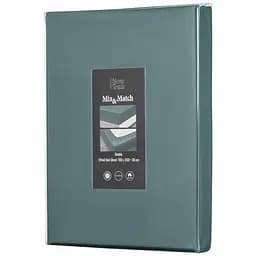 Простирадло на резинці Ardesto Mix&Match Premium, 180x200+30см, 100% бавовна, сатин, зелений (ART1820FSE)